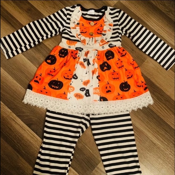 Halloween Boutique Ruffle Outfit - Picture 1 of 2